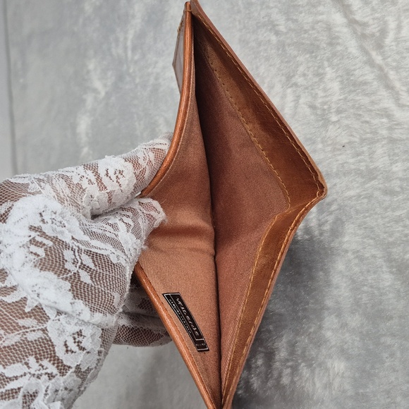 Animal Print Genuine Leather Vintage Clutch Crossbody w/wallet - Picture 13 of 17